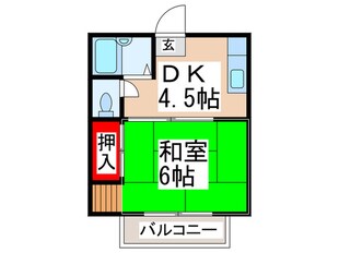 ハイツ清宮の物件間取画像